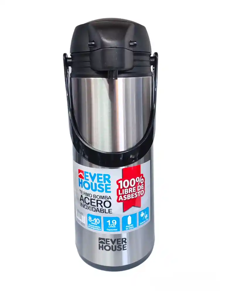 Termo Bomba Acero Inoxidable De Cafe 1.9 Litros Ever House