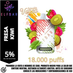 Vape Elfbar Strawberry Kiwi 18000 Puffs 5%