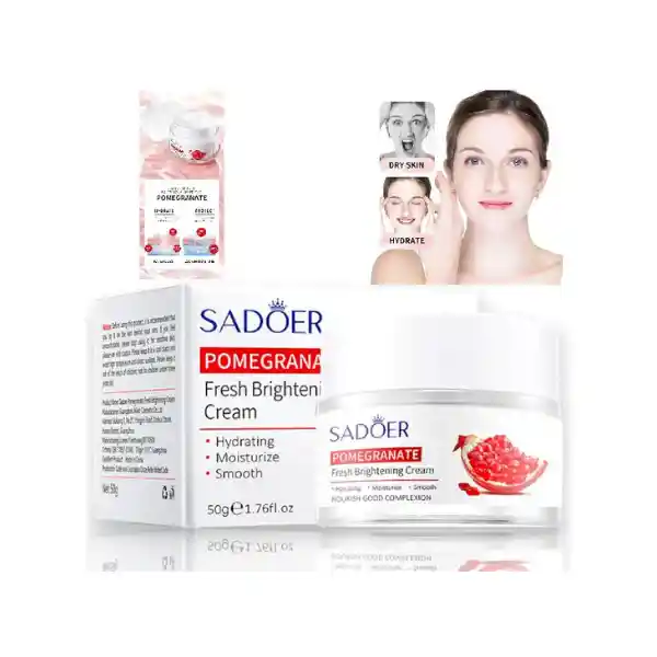 Crema Facial Hidrantante Pomegranate Sadoer