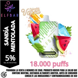 Vape Elfbar Watermelon Ice 18000 Puffs 5%