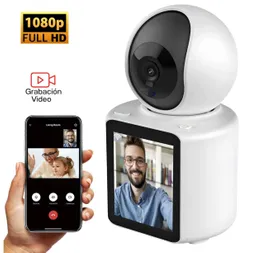 Cámara Wi-fi De Vigilancia Y Seguridad Con Pantalla