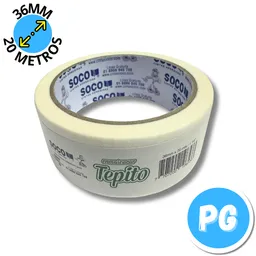 Cinta Soco Enmascarar 36mm X20 Metros
