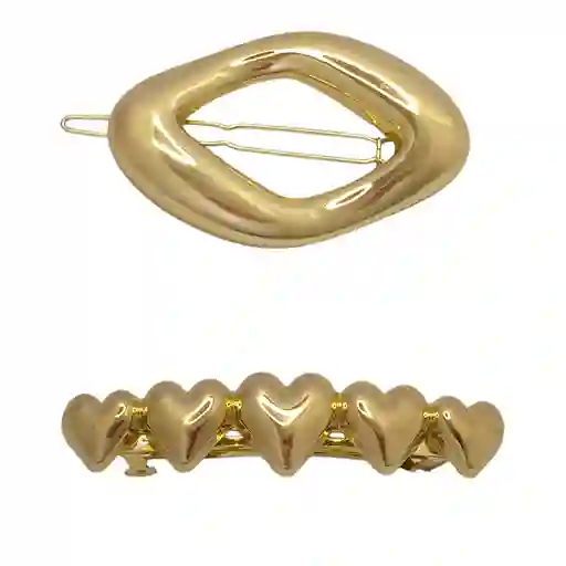 Pinzas Hebillas Pony Cuff Para Cabello X 2 Und Ponycuff
