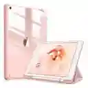 Forro Smart Case Protector Cristal Transparente Para Ipad Air 4/5- Rosado