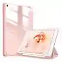 Forro Smart Case Protector Cristal Transparente Para Ipad Air 4/5- Rosado