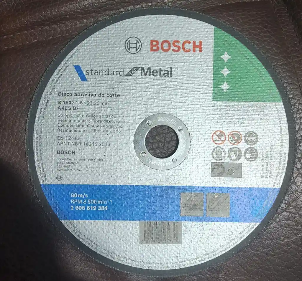 Disco De Corte Metal Bosch 7″x1/16