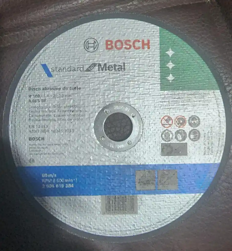 Disco De Corte Metal Bosch 7″x1/16