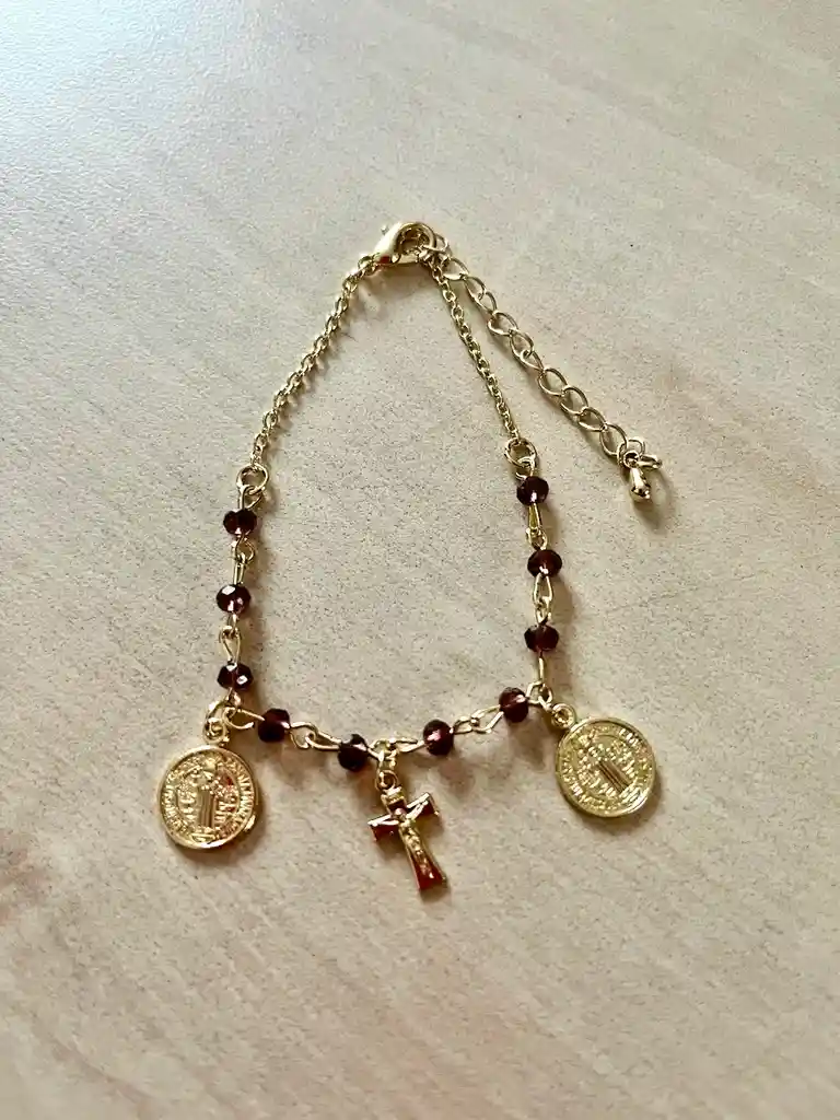 Pulsera Denario De San Benito Abad Y Conexion Con Los Arcangeles