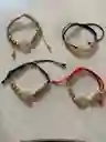 Pulsera Tejida En Rodio Con La Virgen De Guadalupe