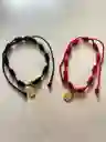 Pulsera De Nudos Con El Arcangel Miguel Y Señor De Los Milagros