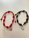 Pulsera De Nudos Con La Medalla De San Benito Abad