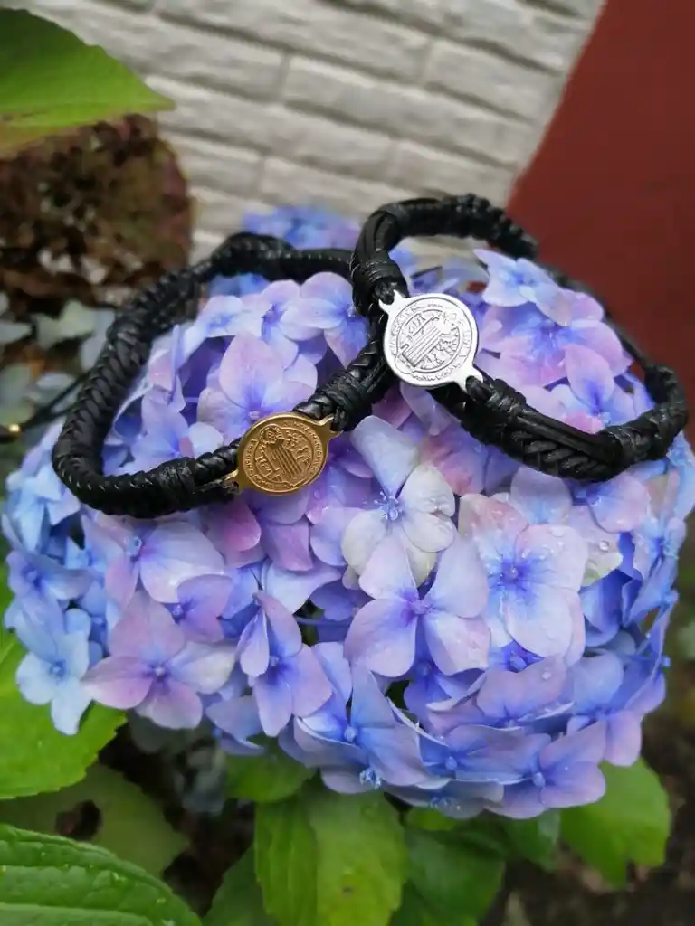 Pulsera De San Benito Abad (cuero)