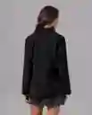 Blazer Mujer Negro Noche Ultraoscuro Talla XS 66033 Rifle