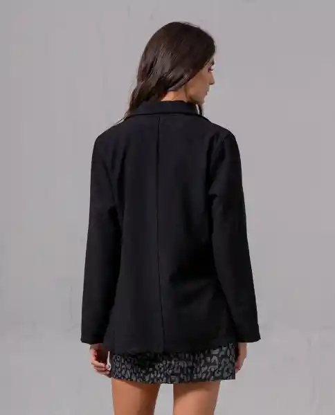 Blazer Mujer Negro Noche Ultraoscuro Talla XS 66033 Rifle