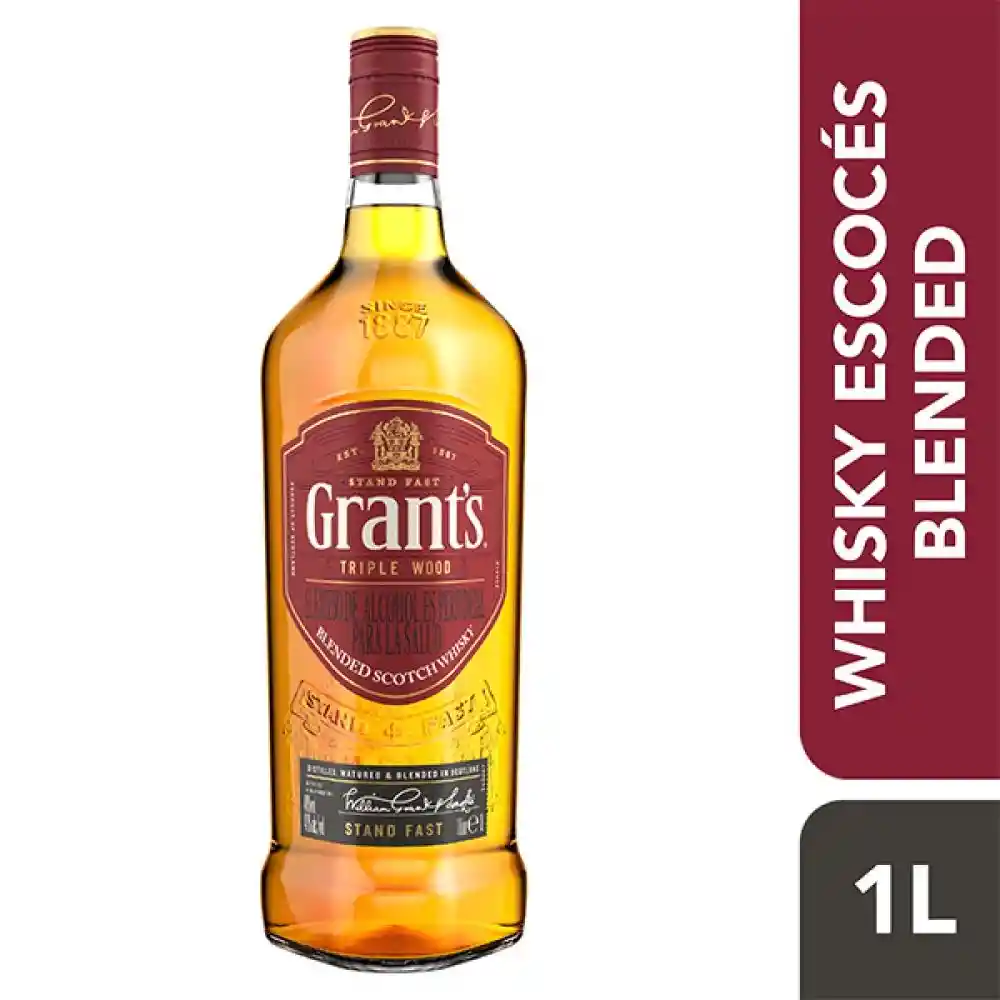 Whisky Grants * 1000 Ml Ing Cc 12