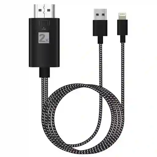 Cable Mhl Iphone A Hdmi Usb Proyector De Video