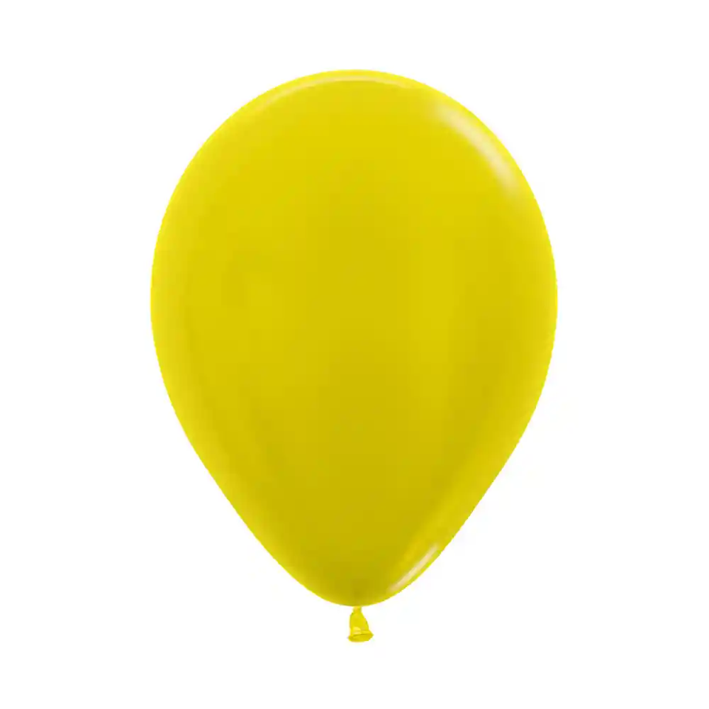 Globos Metal Amarillo R9 X 50 Unidades Sempertex