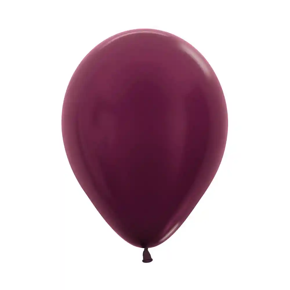 Globos Metal Vinotinto R9 X 50 Unidades Sempertex