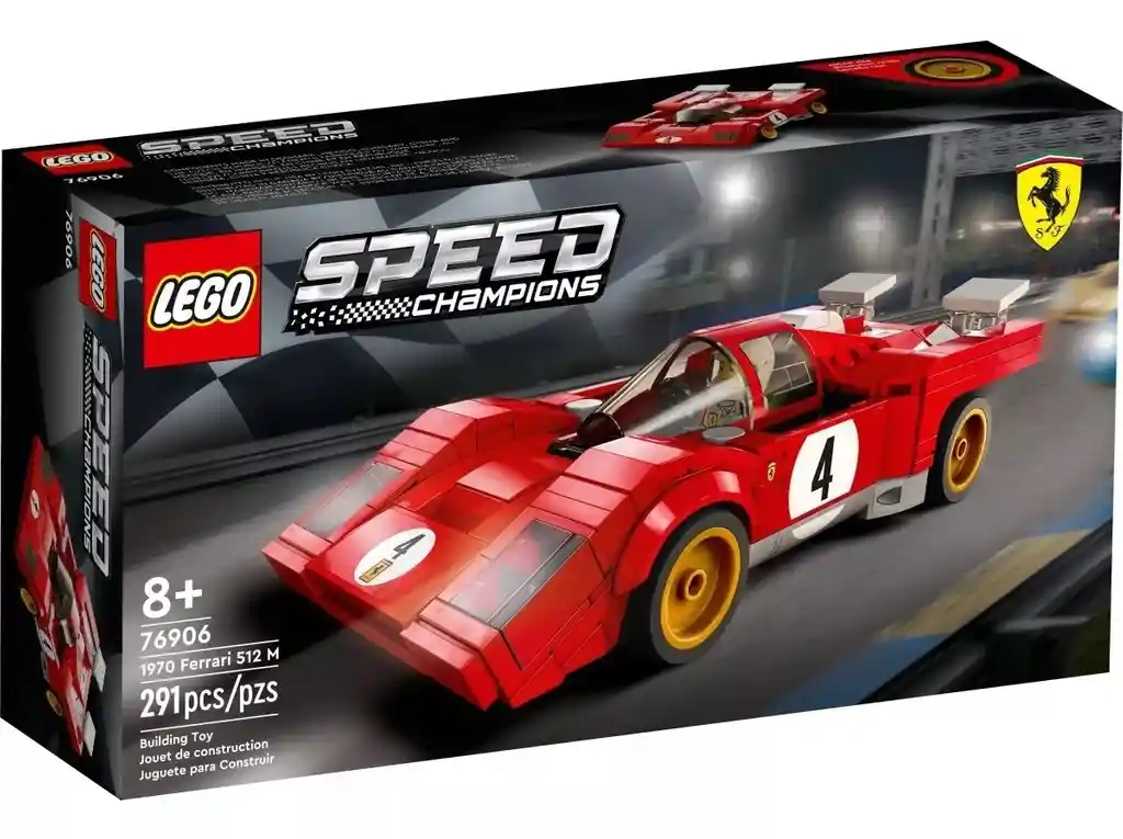 Lego Speed Champions: 1970 Ferrari 512 M- 291 Piezas