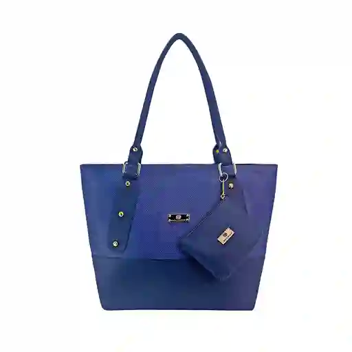 Bolso Dama Cartera Mujer Karla Chacon Gala Azul