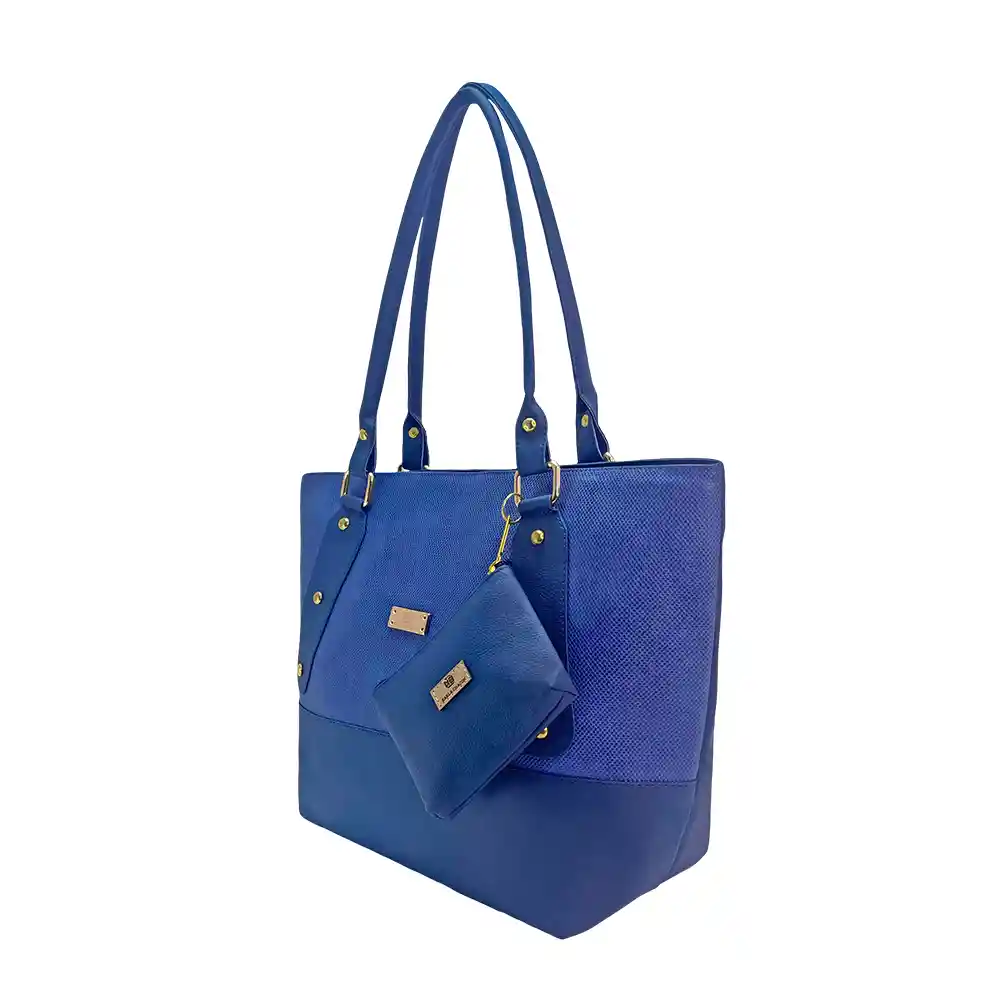 Bolso Dama Cartera Mujer Karla Chacon Gala Azul