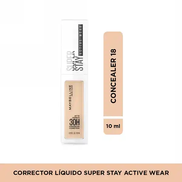 Corrector Maybelline Super Stay 30 Hr Tono 18