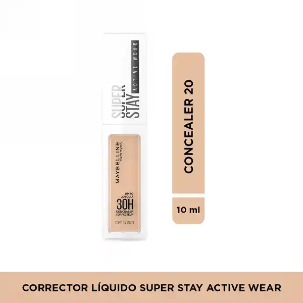 Corrector Maybelline Super Stay 30 Hr Tono 20