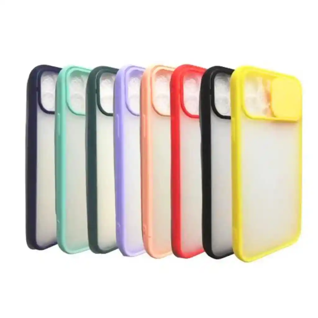 Funda Estuche Traslucido Matte Protector De Camara Compatible Con Iphone 12