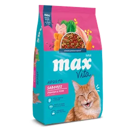 Max Felino Vita Gato Adulto Sabores Pollo Pez - 3 Kg