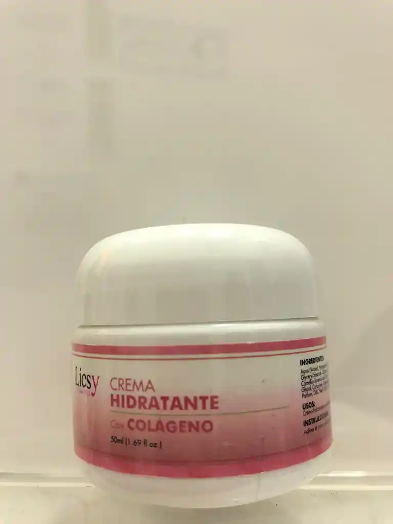 Crema Facial De Colágeno X 50 Ml Licsy