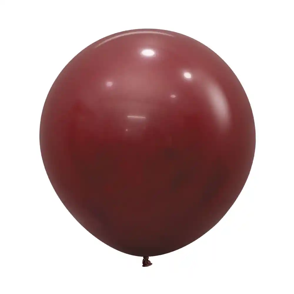 Globos Merlot Fashion R18 X 6 Unidades Sempertex