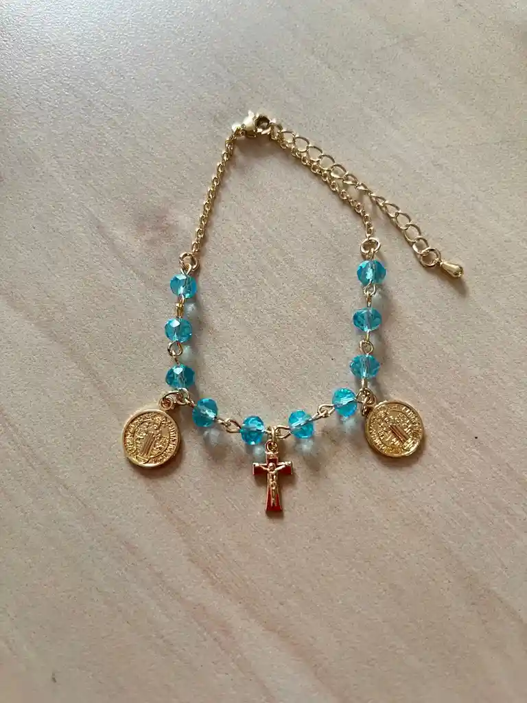 Tobillera Denario De San Benito Abad Y Conexion Con Los Arcangeles