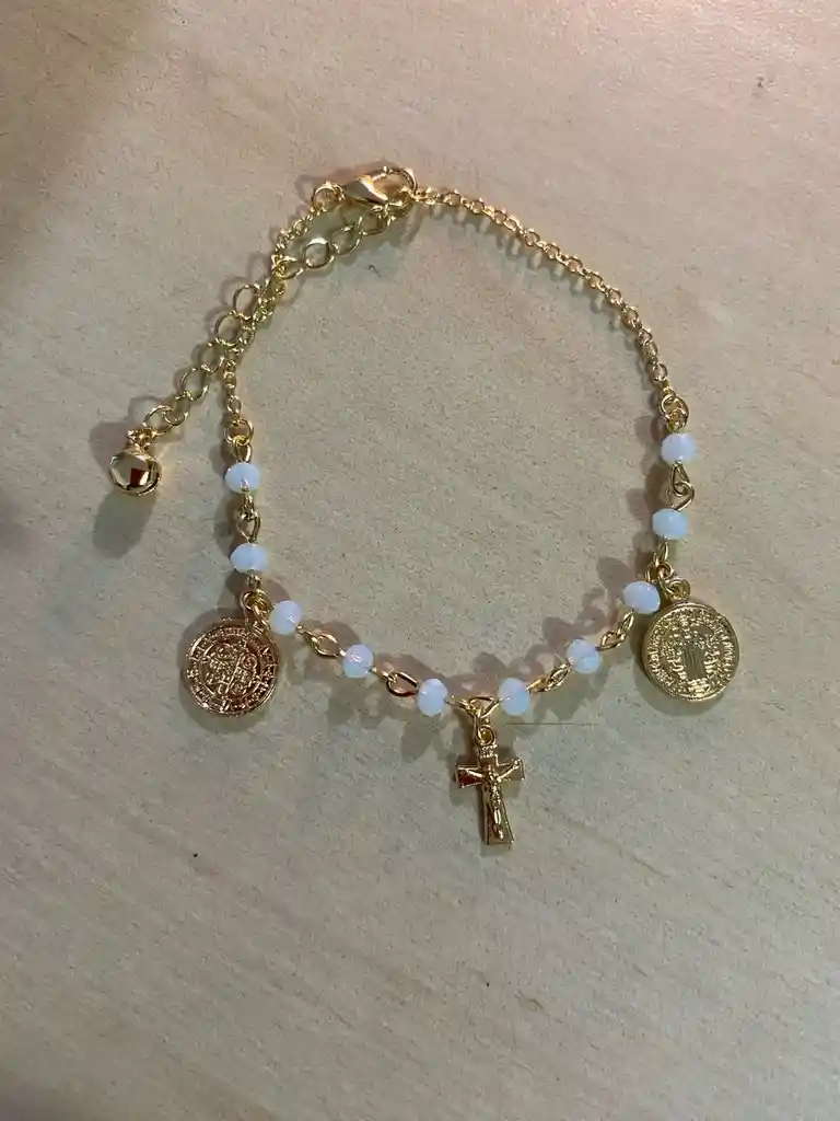 Tobillera Denario De San Benito Abad Y Conexion Con Los Arcangeles