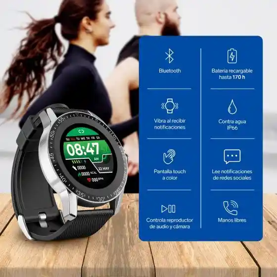 Smartwatch Touch Bt Con Spk, Mic+assista