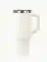 Vaso Térmico De Acero Inoxidable Aislado De 40oz Color Blanco