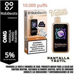 Vape Rabbeats Omg 10000 Puffs 5%