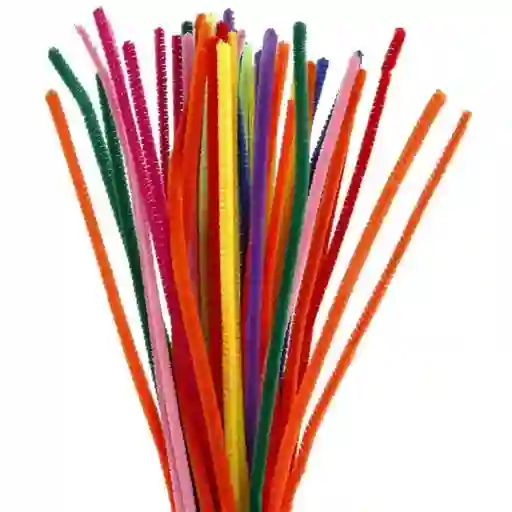 Chelines / Limpiapipas X 12 Unidades Colores Surtidos