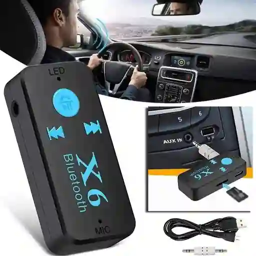 Bluetooth Audio Para Equipos X6/ Receptor Bluetooth 5.0 - X6 Manos Libres Audio Estéreo Carro