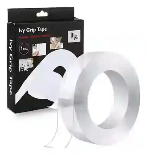 Cinta De Silicona Doble Faz Transparente - Ivy Grip Tape 3 Mts.