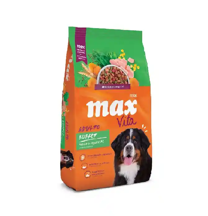 Max Vita Perro Adulto Buffet X 2kg (pollo Y Vegetales)