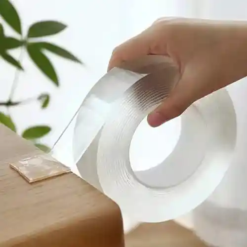 Cinta De Silicona Doble Faz Transparente - Ivy Grip Tape 3 Mtrs.