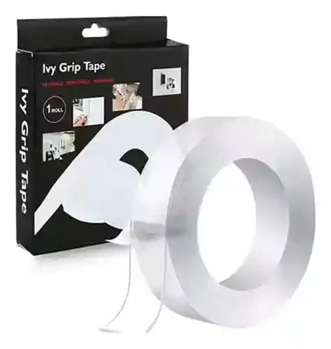 Cinta De Silicona Doble Faz Transparente - Ivy Grip Tape 3 Mtrs.