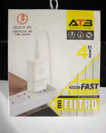 Cargador Completo Tipo C Con Filtro Atb-4a