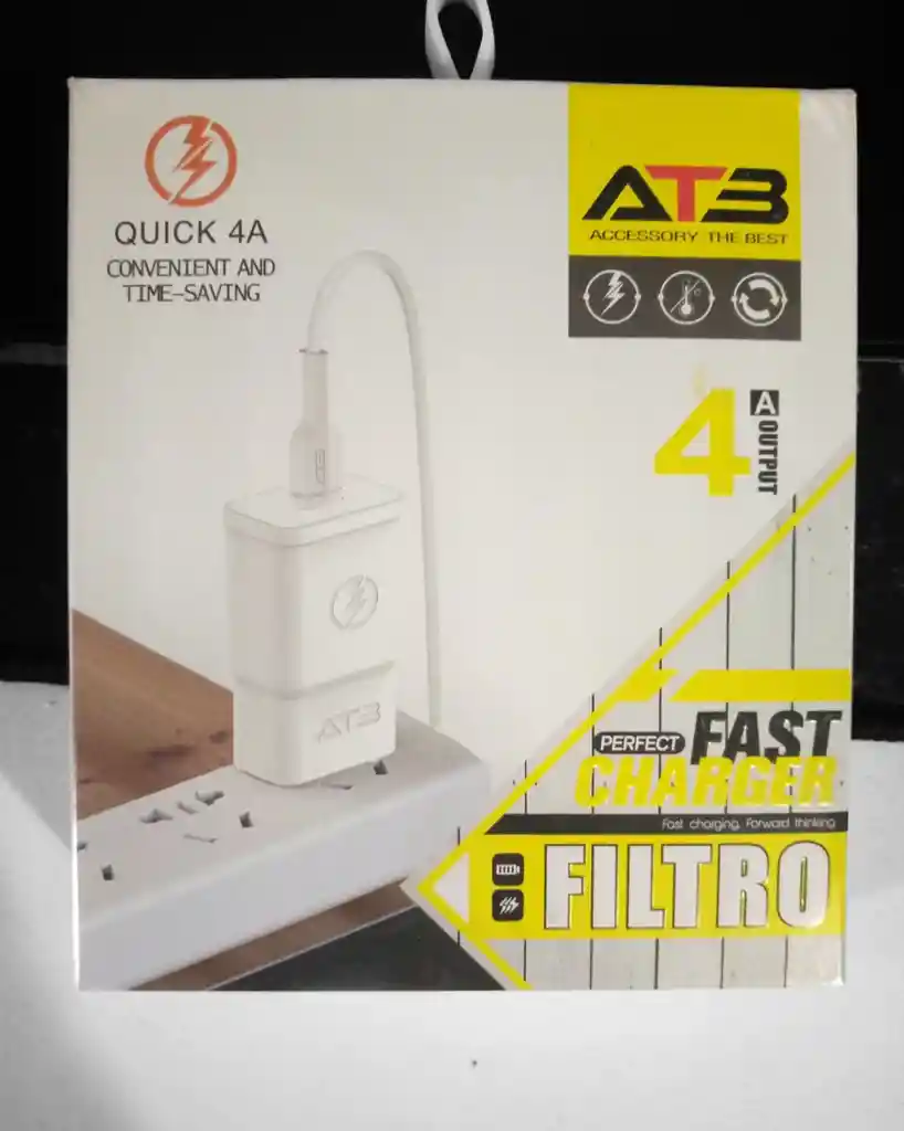 Cargador Completo Tipo C Con Filtro Atb-4a