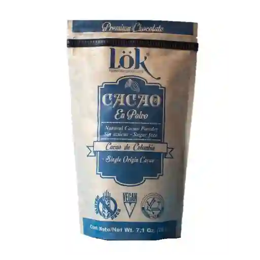 Cacao Polvo Lok 200g