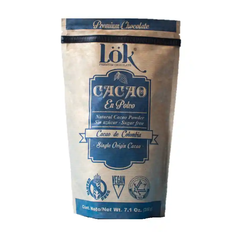 Cacao Polvo Lok 200g