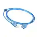 Cable De Extensión Usb 2.0 De Alta Velocidad, Transparente A 3 Metros