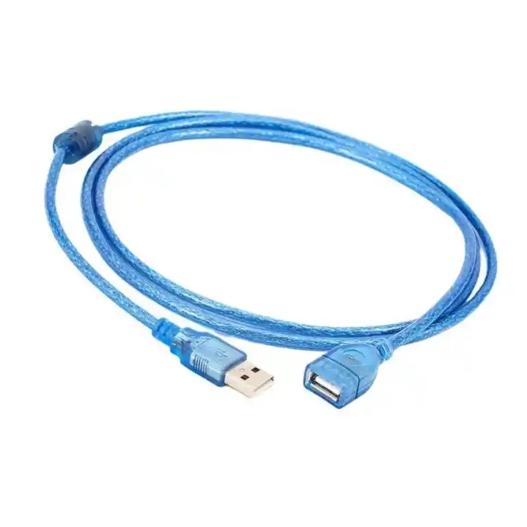 Cable De Extensión Usb 2.0 De Alta Velocidad, Transparente A 3 Metros