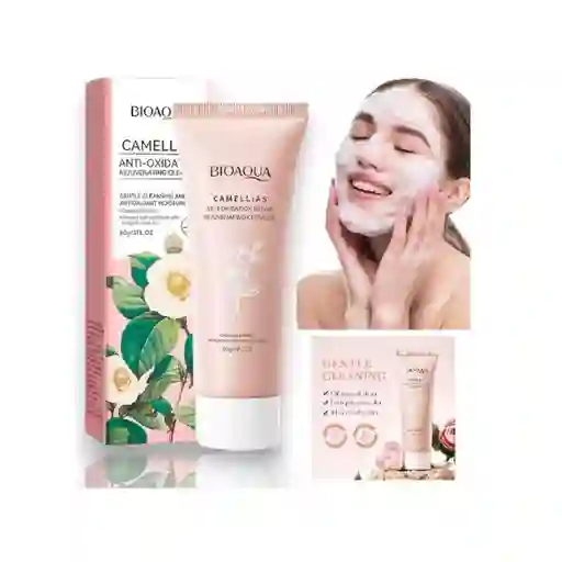 Jabon Limpiador Facial Antioxidane Esencia De Camelias Bioaqua