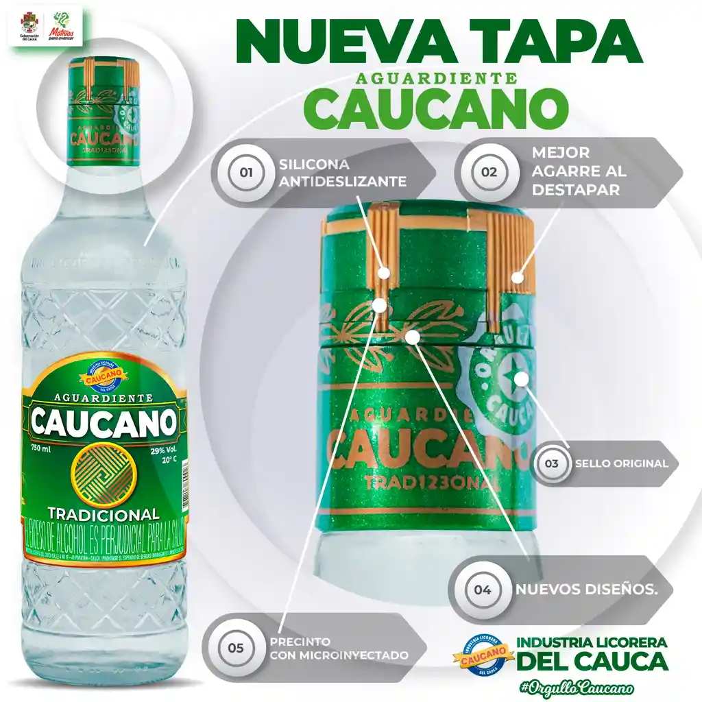 Aguardiente Caucano 750ml